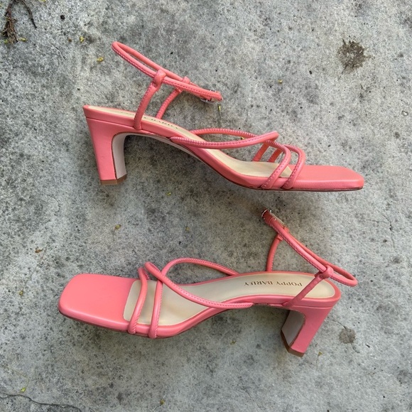 Poppy Barley Harley Heeled Sandal, Cantaloupe, BNWOB, size 9 - Picture 7 of 11